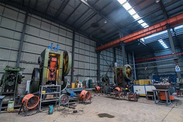 渭南网架配件-锥头加工车间